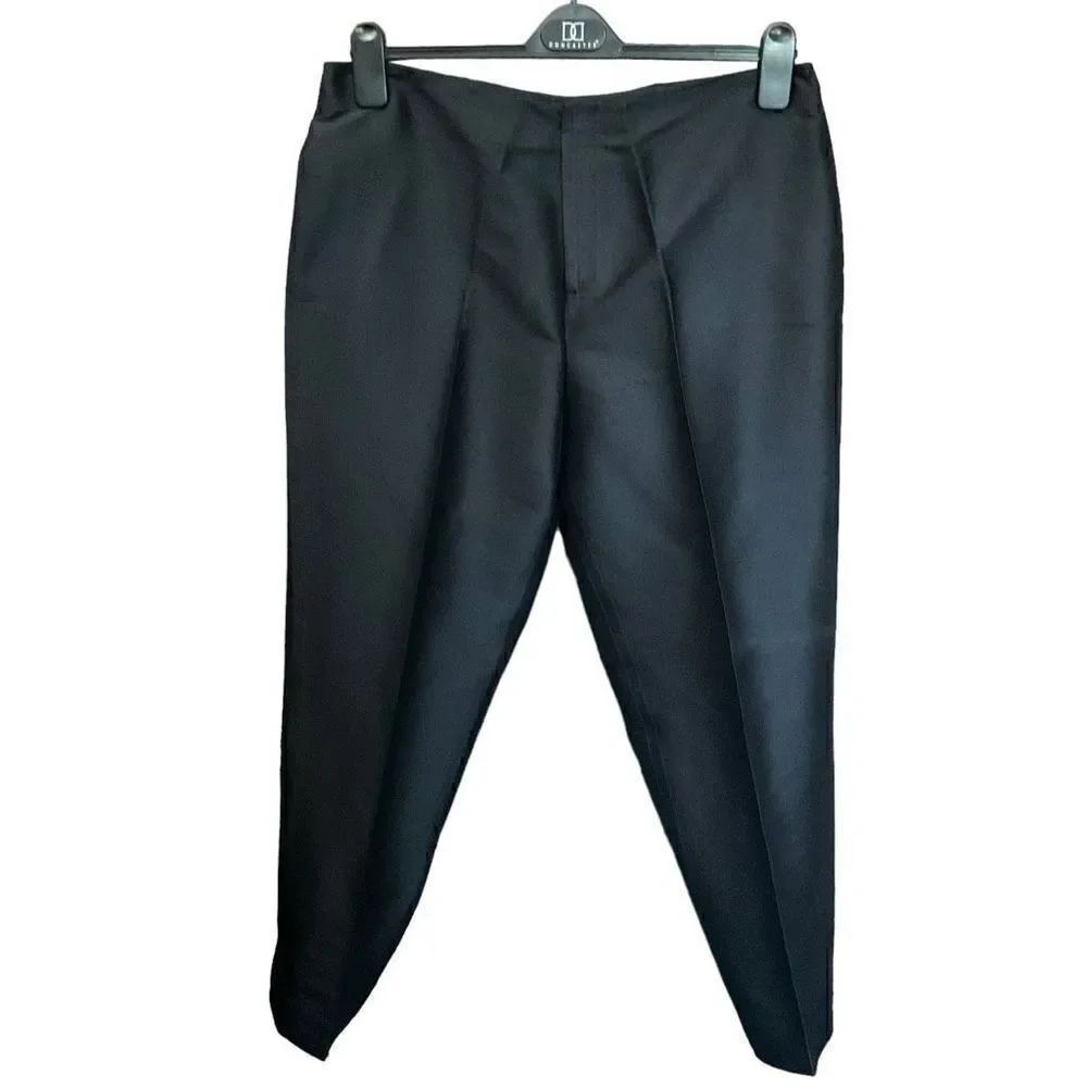 Linda Allard Ellen Tracy Dress Pants  Silk Front Zipper Clasp Closure Women 14